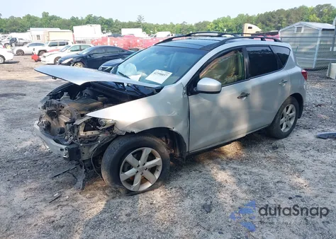 2009 Nissan Murano Sl z USA, uszkodzony, nr VIN JN8AZ18U29W005299